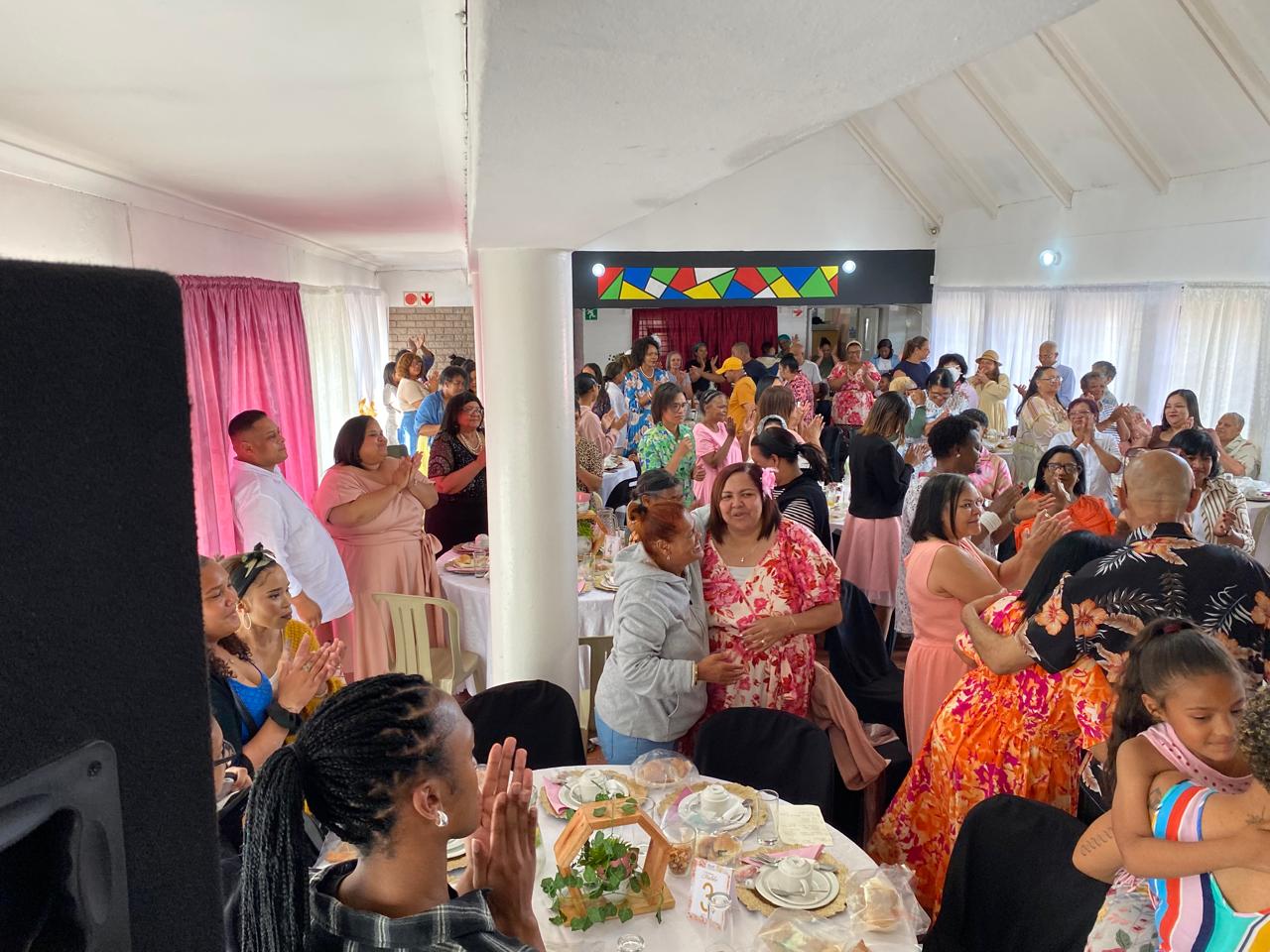 High Tea fundraiser guests at Thalitha Cumi