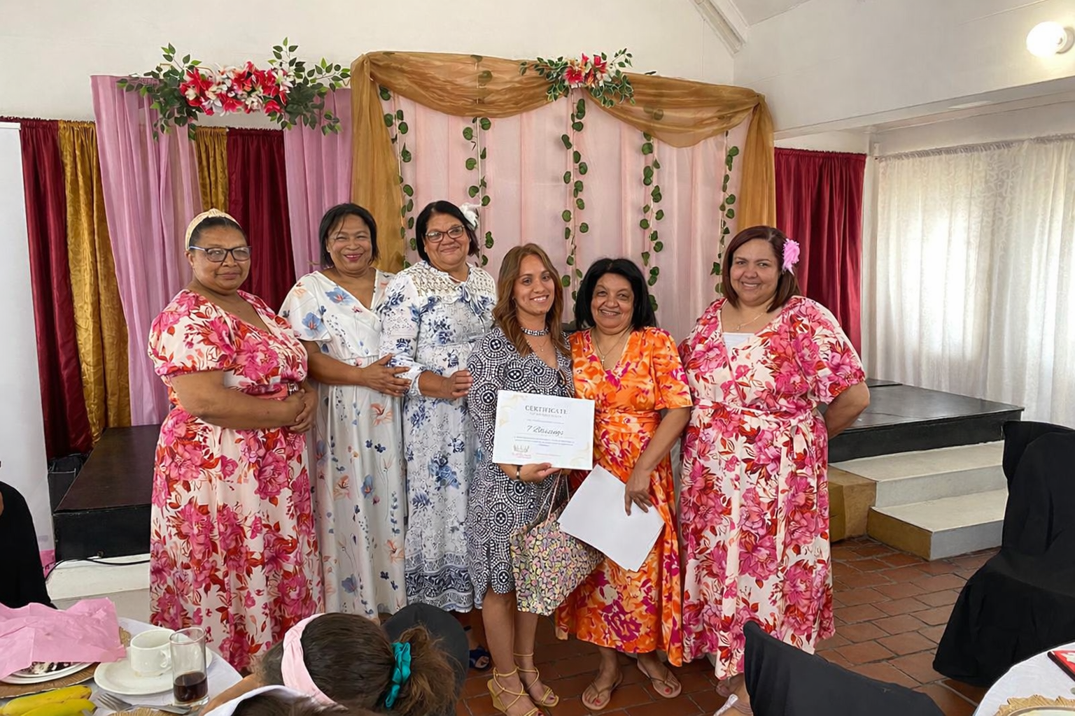 High Tea fundraiser guests at Thalitha Cumi